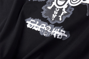 เสื้อยืดลายกราฟฟิตี้วินเทจ Glo Gang <span class=keywords><strong>Boyz</strong></span> Worldwide สำหรับผู้ชาย ผู้หญิง เสื้อผ้าลำลองทรงหลวม - Product Image 6