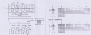 1.2 Inch 4 Digit White Light <strong>7</strong> <strong>Segment</strong> LED <strong>Display</strong> for Digital Counters Industrial Monitors Power Meters - Product Image 2