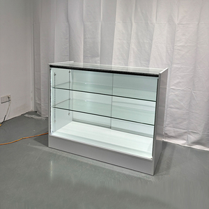 Vitrina de Vidrio con Puerta Corredera para Tienda de Cigarrillos, de 70 Pulgadas, Resistente, con Estantes Ajustables, para Exhibición de Joyería - Product Image 3