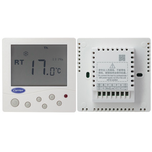 Panel de Control de Temperatura Carrier TMS910SA con Pantalla LCD, Interruptor de Velocidad del Ventilador de Aire Acondicionado Central con Botón - Product Image 1