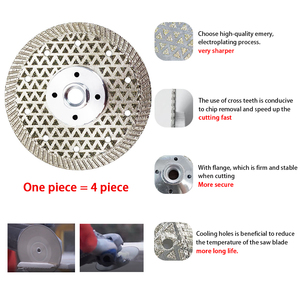 Double Side kim cương nhanh hơn cắt Electroplate Turbo phân khúc lưỡi cưa để cắt và mài đá granit - Product Image 4