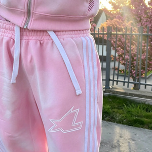 Conjunto Deportivo Personalizado de Alta Calidad en Algodón, Pantalones Deportivos con Rayas de Felpa Francesa y Sudadera con Capucha, Ropa Deportiva Urbana para <span class=keywords><strong>Hombre</strong></span> - Product Image 5