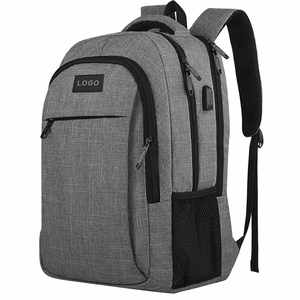 Casual Large Backpack Black Custom Business Travel Waterproof Laptop Backpacks for Men School Bags - Product Image 1