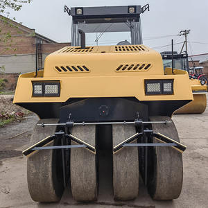 Rouleau de <span class=keywords><strong>pneu</strong></span> pneumatique 26 <span class=keywords><strong>Tom</strong></span> 28 tonnes bon fonctionnement nouveau rouleau de route multi-pneus en caoutchouc à vendre - Product Image 4