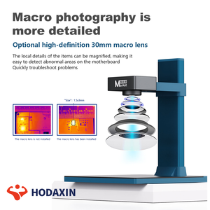 Caméra thermique 3D MaAnt RC-5 256x192 pour l'inspection des fuites et des courts-circuits de circuits imprimés, réparation d'ordinateurs et de téléphones, analyseur thermique rapide - Product Image 5