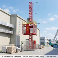 Monte-charge Électrique Haotong SC100U pour Matériaux Économiques, Capacité 1000kg, Faible Coût d'Entretien, 60m, 24m/s