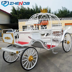 Princess Luxury Horse Cart Stylish Carriage Pumpkin Wedding Horse Carriage\romantic Horse Carriage - Product Image 6