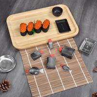 Bouteille en plastique jetable Sunzza Package, mini, écologique, recyclable, 2,6/8,2 ml, en forme de poisson, pour sauce soja
