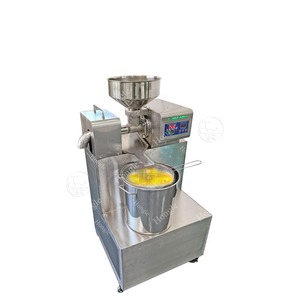 เครื่องสกัดน้ำมันอัตโนมัติแบบเย็นและร้อนขนาดเล็ก สำหรับสกัดน้ำมันจากใบโหระพา/เมล็ดทานตะวัน/มะพร้าว/ปาล์ม/ถั่วลิสง/ถั่วเหลือง - Product Image 5