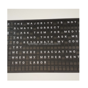 علامة مواعيد القطار بطراز عتيق مزودة بلوحة مقسمة - علامة رحلات القطار مزودة بلوحة مقسمة - Product Image 3