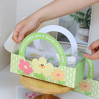 Boîte à emporter jetable personnalisée écologique pour pique-nique, sushi, sandwich, boulettes de riz, burger, gâteau roulé, dessert, boîte en papier