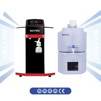 Purificateur d'eau déionisée SCITEK, filtre à changement rapide, contrôle automatique par micro-ordinateur, grand écran LCD avec rétroéclairage LED