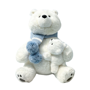 Peluche De Pingüino Mamá Y Bebé De 25 Cm | Relleno De Algodón PP Suave | Ojos Brillantes Y Diseño Adorable | Perfecto Para Dormir, Decorar O Regalar | Ideal Para Niños, Niñas Y Adultos