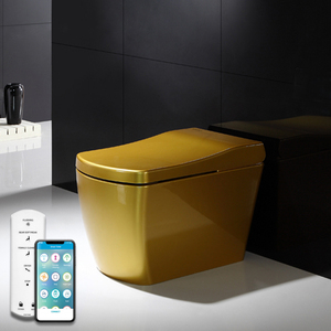 S350 Golden Floor Smart wc di lusso elettronica autopulente ugello telecomando nuovo arrivo serbatoio acqua servizi igienici - Product Image 3