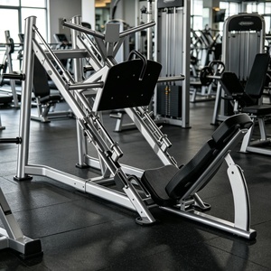 Machine de musculation professionnelle à charge par plaques pour la musculation des jambes, presse à jambes à 45 degrés pour centre de fitness - Product Image 5