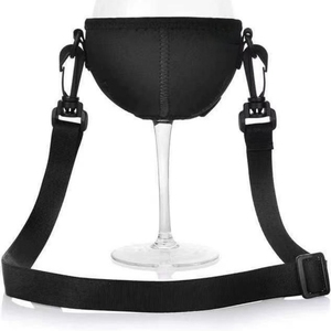 Portavasos de Neopreno Ajustable con Cordón, Funda Protectora Portátil para Copas de Vino Tinto, Accesorios para Bar, Fiestas, Playa - Product Image 6