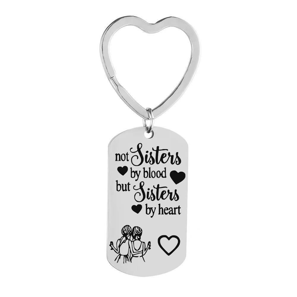 Argent avec porte-clés coeur