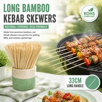 Brochetas de Bambú para Frutas, Aperitivos para Fiestas, Palitos de Madera Redondos y Puntiagudos de 6 Pulgadas, Plato de Frutas, Postres, Buffet, Suministros para Catering