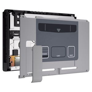 EXtremeRate Customized Backplate Cover Bottom Case Back Rear Housing Shell With Kick <b>Stand</b> for Nintendo <b>Switch</b> Console - Product Image 4