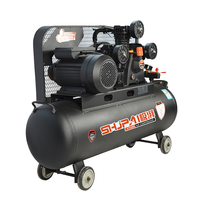 Fournisseur chinois de compresseur d'air à piston entraîné par courroie 3kw 4hp 100 litres