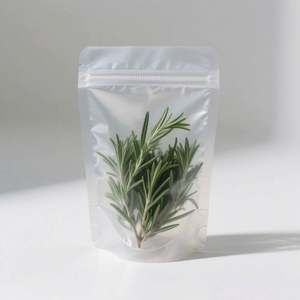 Bolsas de PET Transparentes para Alimentos, Impresas con Grabado, Resistentes a la Humedad, Reciclables, con Cierre, Sellado de 3 Lados - Product Image 4