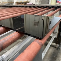 Verre trempé noir de haute qualité pour la décoration de meubles d'extérieur, d'escaliers et de tables industrielles