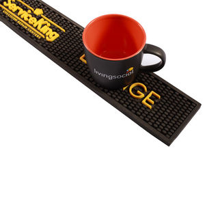 Tapete <span class=keywords><strong>de</strong></span> Barra <span class=keywords><strong>de</strong></span> Lujo para Bebidas, Antiderrames, Personalizado, <span class=keywords><strong>de</strong></span> PVC, Silicona y Goma, con Logotipo 3D, para Accesorios <span class=keywords><strong>de</strong></span> Bar - Product Image 4