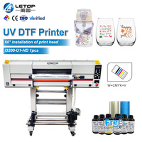 Impresora Digital de Etiquetas UV DTF LETOP, Impresora de Inyección de Tinta UV DTF de Rollo a Rollo, Impresión de Logotipos, Máquina Pequeña para Pequeñas Empresas