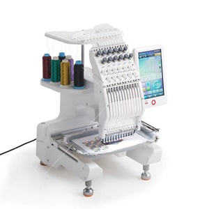 Machine à broder informatisée à servo-moteur, tête simple, 12 aiguilles pour dentelle et vêtements - Product Image 4