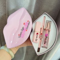 Kit de gloss liquide 3-en-1 végétalien, brillant et waterproof avec crayon à lèvres – Vente en gros pour fabricants de cosmétiques