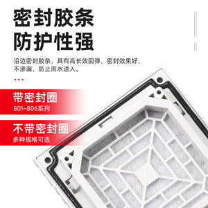 Grille de ventilation Chkl en acier inoxydable à fixation par vis, à faible pression, à flux d'air opposé, accessoire d'axe industriel - Product Image 1