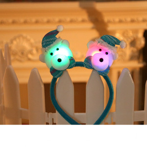 Diadema con Cuernos de Reno de Plástico con Luces LED, Novedad para Navidad, Halloween, Cumpleaños, Decoraciones y Regalos Festivos - Product Image 5
