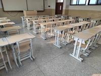 Ensemble de mobilier scolaire moderne Knock PP en plastique, banc d'école primaire, bureau d'étudiant, table de lecture traditionnelle pour bureau à domicile