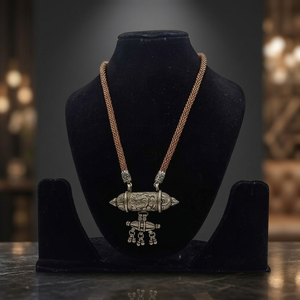Collar de Plata de Ley 925 con Colgante Étnico Bohemio para Mujer, Conjunto de Joyería de Diseño, Regalo de Boda, Proveedor Indio - Product Image 3