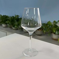 Verre à vin en plastique professionnel de 16 oz, moderne, sans BPA, avec pied, logo et emballage personnalisés