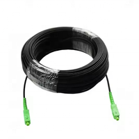 Câble de raccordement FTTH SC/UPC vers SC/UPC, cordon de brassage monomode G.657A1, câble à fibre optique autoportant