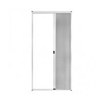 Moustiquaire pliante pour fenêtre, en aluminium, rétractable, pour extérieur, protection contre les insectes et les mouches, vente chaude