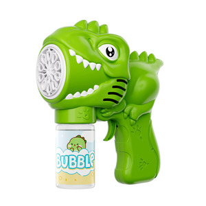 Máquina <span class=keywords><strong>de</strong></span> <span class=keywords><strong>Burbujas</strong></span> <span class=keywords><strong>de</strong></span> Juguete, Pistola <span class=keywords><strong>de</strong></span> <span class=keywords><strong>Burbujas</strong></span> <span class=keywords><strong>de</strong></span> Dinosaurio, Soplador Automático <span class=keywords><strong>de</strong></span> 6 Orificios, Portátil, Seguro y Duradero, Juguete para Niños para Fiestas al Aire Libre, Edades <span class=keywords><strong>3</strong></span>+ - Product Image 1