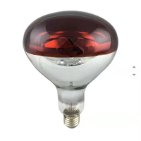 Lampes chauffantes de couleur rouge torréfiée E27 250w pour la restauration, le buffet, le maintien au chaud des aliments