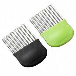 Utensilios de Cocina, Cuchillo para Patatas de Acero Inoxidable, Cortador Manual de Patatas y Cebollas, Cortador de Patatas Onduladas, Picador, Herramienta para Hacer Papas Fritas - Product Image 1