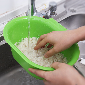 ตะกร้ากรองพลาสติกแบบถอดได้ยี่ห้อ Runsheng สำหรับล้างและสะเด็ดน้ำผักผลไม้ อุปกรณ์ครัว - Product Image 2
