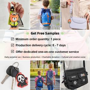 Llaveros de Metal Esmaltado Personalizados con Dibujos Animados en 2D/3D, Aleación de Zinc Ligera y Resistente, Llaveros con Logotipo Personalizado al por Mayor - Product Image 6