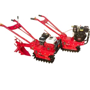 Motoculteur monocylindre Little Red Bull avec chenilles doubles, petit charrue pour le commerce extérieur, composant essentiel : moteur - Product Image 3