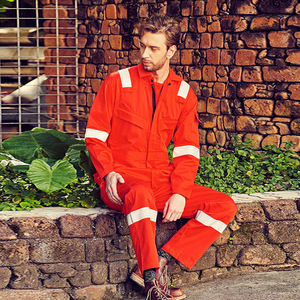 Combinaisons ignifuges personnalisées pour atelier d'usine, vêtements de travail en coton, antistatiques, résistants aux hautes températures, vêtements de sécurité - Product Image 2