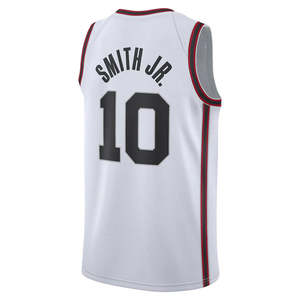 Houston #10 Jabari Smith Jr. Jersey basket ricamato camice traspirante loghi per edizione della città giovanile cucita - Product Image 5