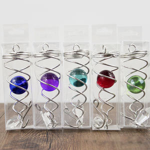 Colgante Twisterstainless Steel Wind Chime Wind Spinner Estabilizador <span class=keywords><strong>Gazing</strong></span> Espiral Ball Tail Wind Garden Decor - Product Image 2