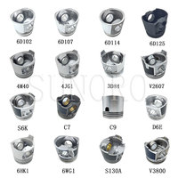 Kit de chemises de cylindre Izumi d'origine de haute qualité pour moteurs D13F, D7D, D13D, D12D, D16A – Pièce moteur pour excavatrice