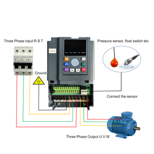 ชุดแปลงความถี่ Aikon 11kw สามเฟส แบบเฟสเดียวเป็นสามเฟส 7.5kw ชุด VFD ราคาชุด PDES Vfd Kit PDES - Product Image 2