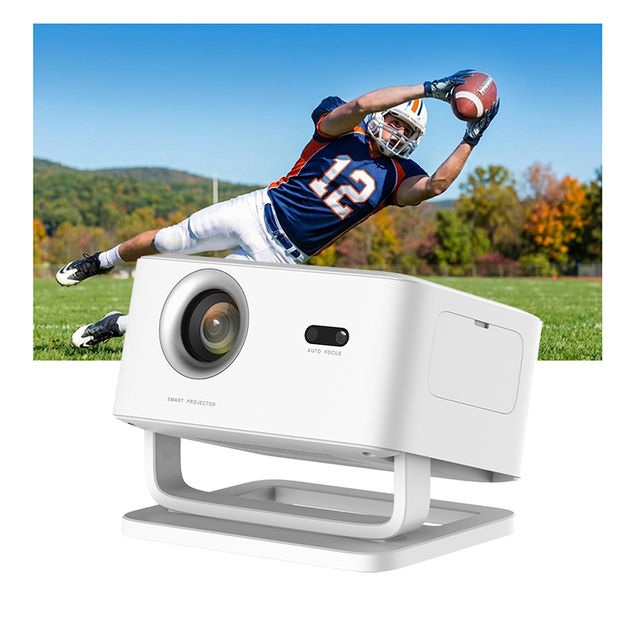 Auto Focus Android 14 System Projector Portable Home Theater WiFi 6 BT 300 ANSI Lumen Native 1080P LCD 8K Smart Projector