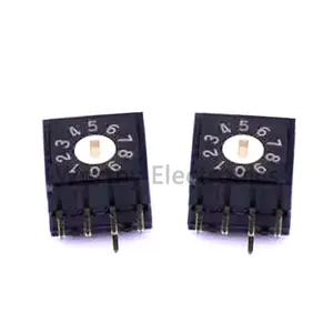 Electronic component rotary dip switch vertical 10-bit 0-9 switch 4:1 pin RV4AF-10R-VB DIP-5 RV4AF-10R-V-B electronic parts